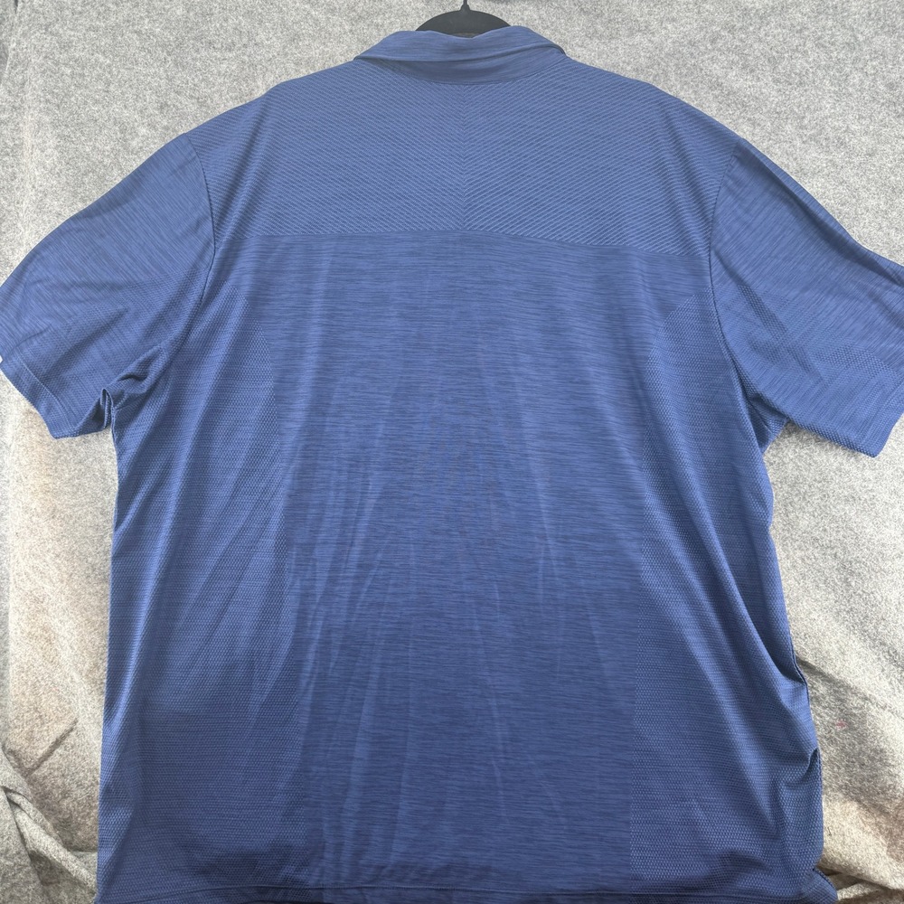 Tommy Bahama Polo Mens XXXL Blue IslandZone Space Dye Performance Shirt - Picture 7 of 16